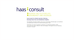 Desktop Screenshot of haas-consult.at